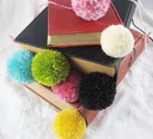 Warm and Fuzzy Yarn Ball Bookmarks