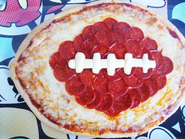 Football Pepperoni Pizza 2